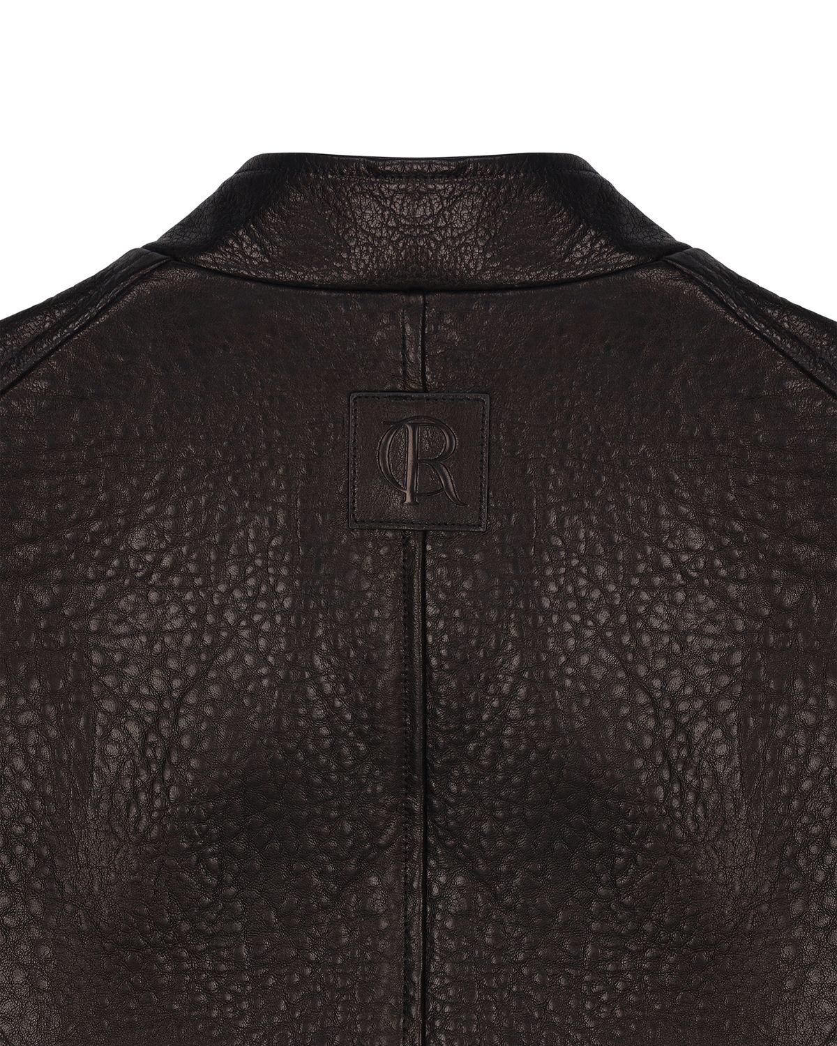 커렌트(CURRENT) LAMB SKIN OVERSIZED BIKER JACKET [BLACK]