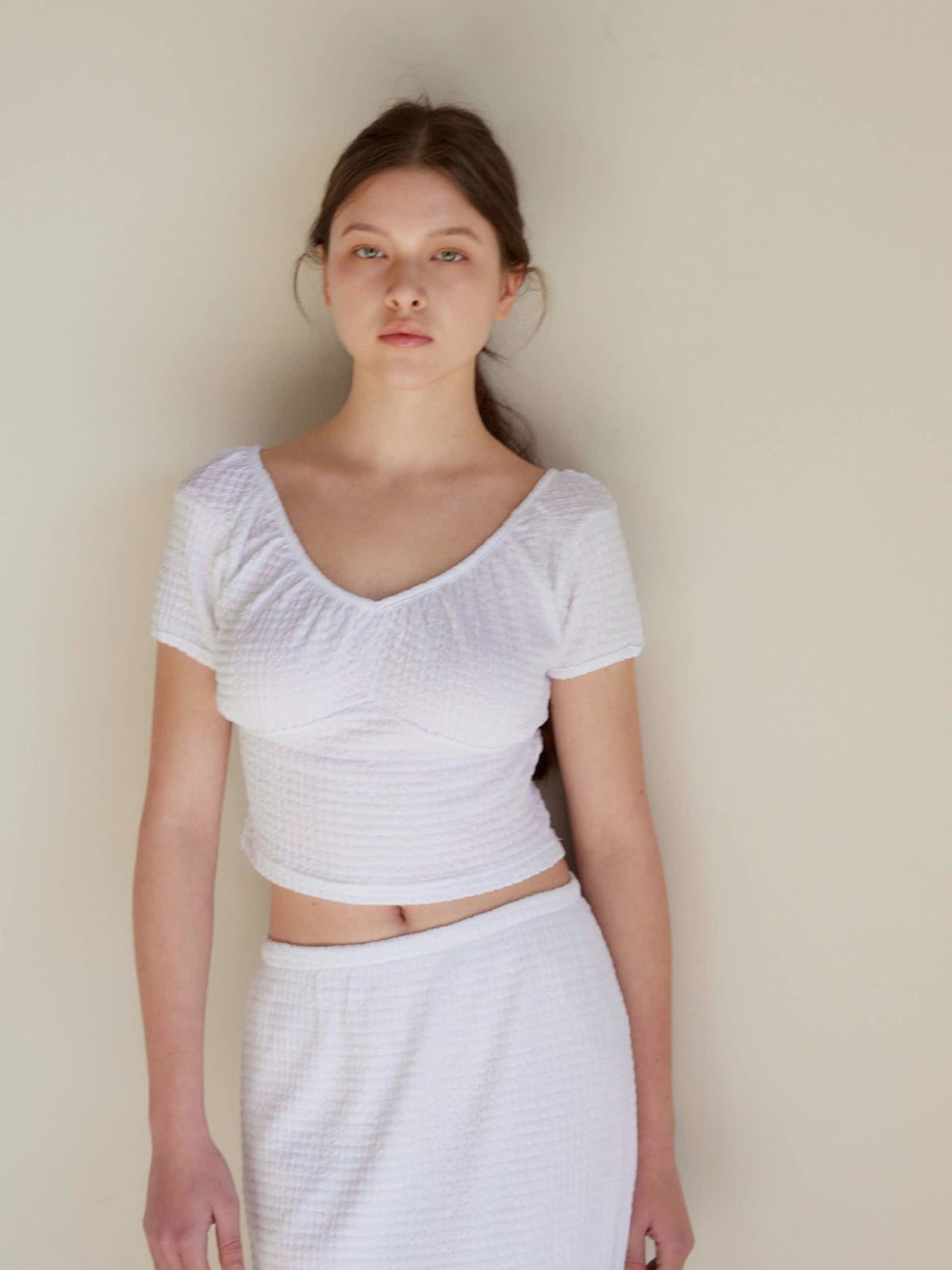 모이페어(MOIFAIRE) ROSE LONG SKIRT / WHITE