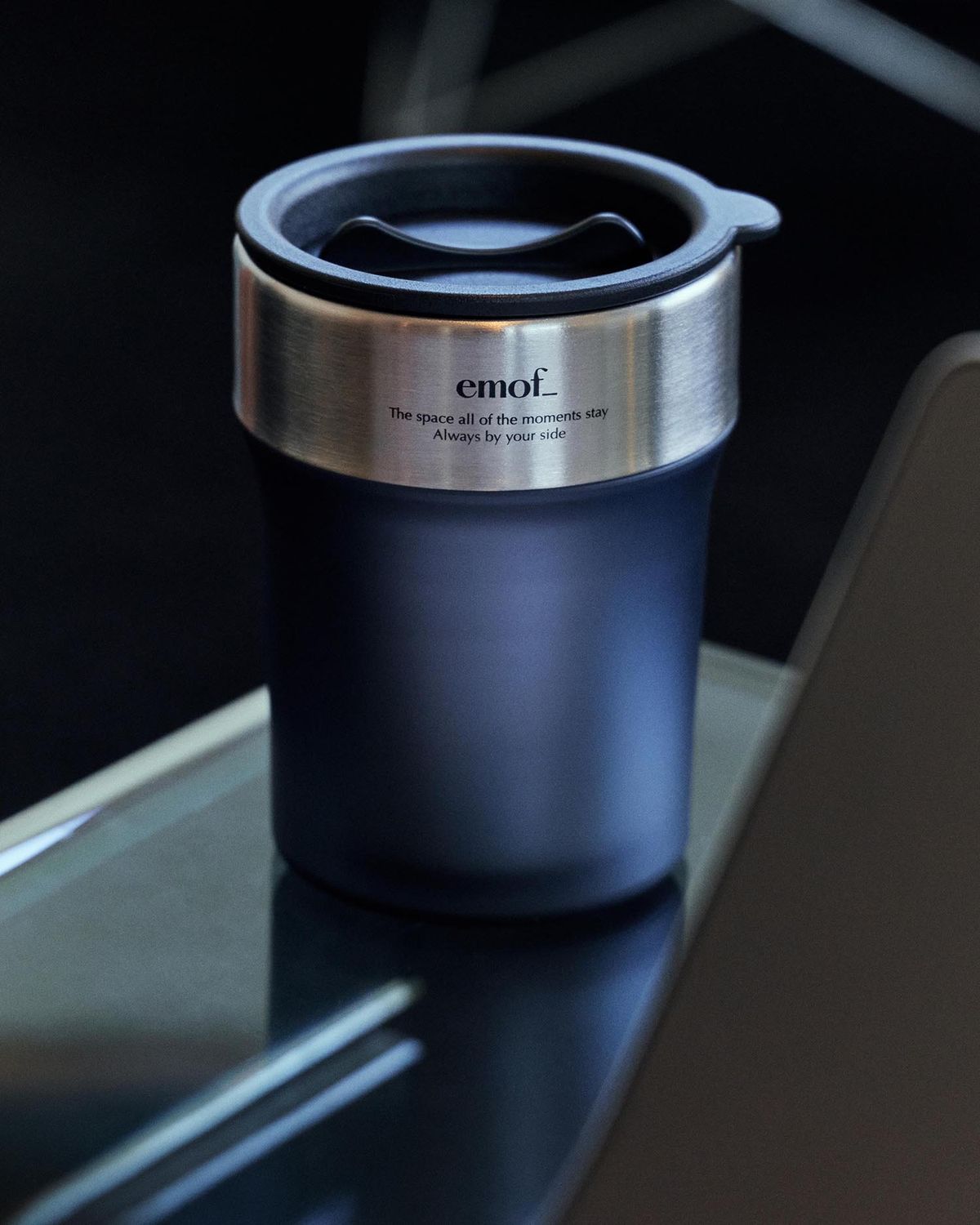이모프(EMOF) PURE BLACK STAINLESS STEEL TUMBLER 400ml