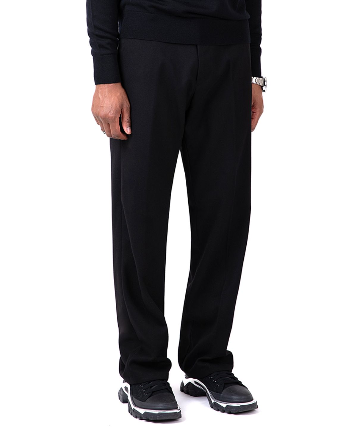 스트라이크(STRIKE) Wool Trousers (BLACK)