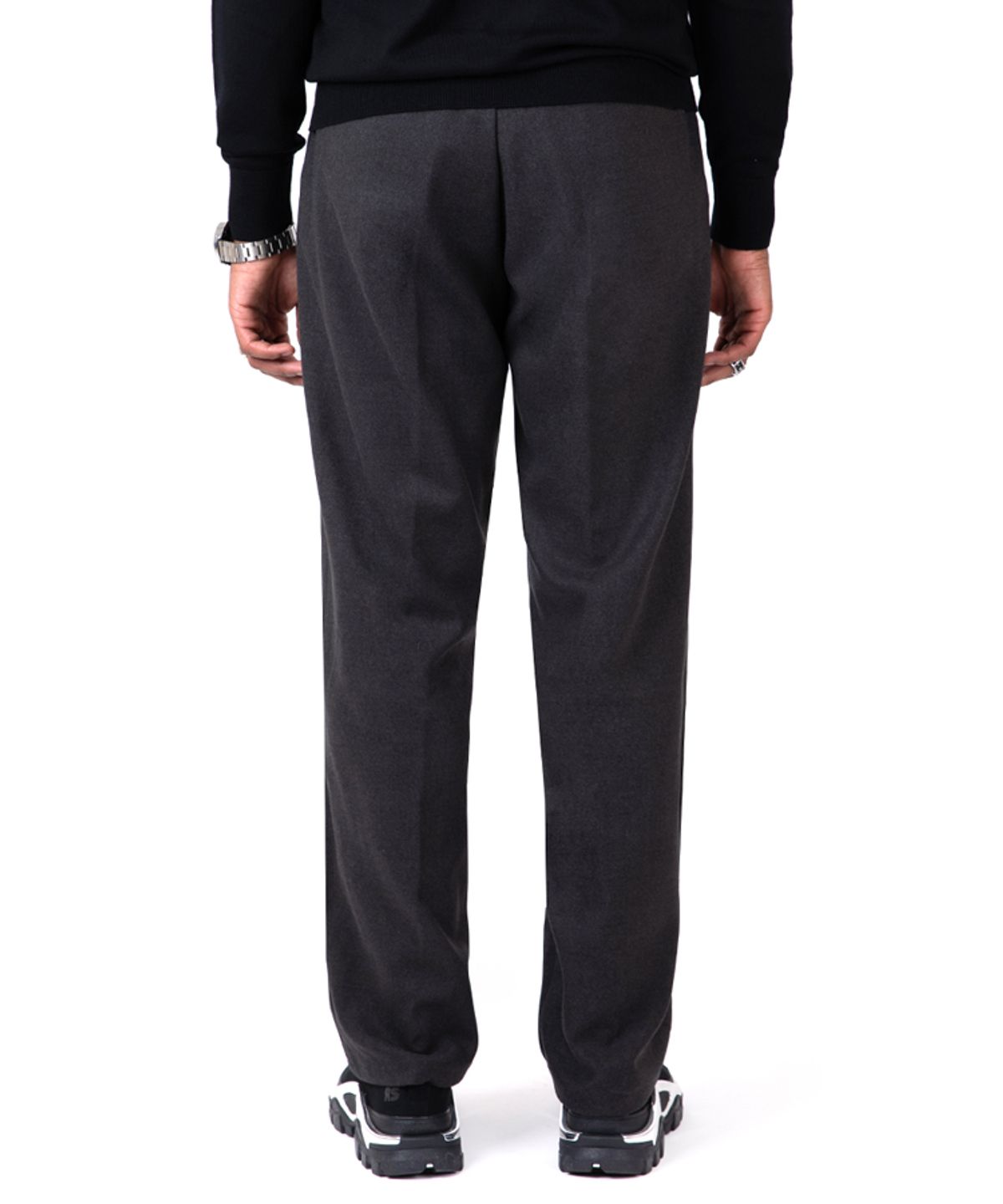 스트라이크(STRIKE) Wool Trousers (DARK GREY)
