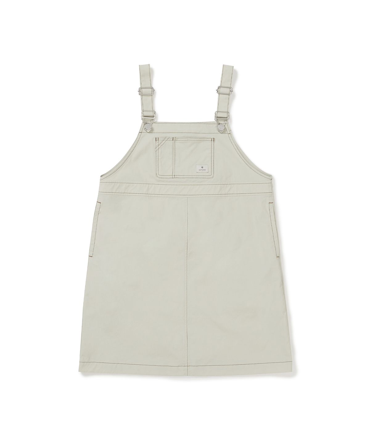 스노우피크 어패럴 키즈(SNOWPEAK APPAREL KIDS) 키즈 오버롤 원피스 (S25SKFOP81) Light Beige