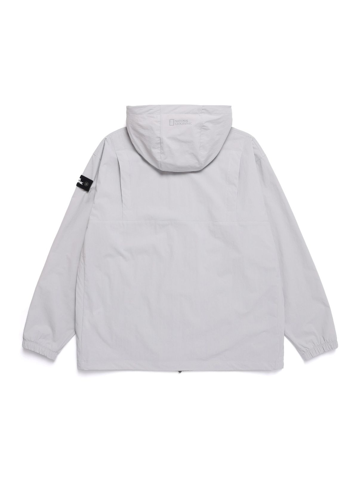 내셔널지오그래픽(NATIONALGEOGRAPHIC) N252UFT840 경량 우븐 후드 풀집업 SILVER GREY