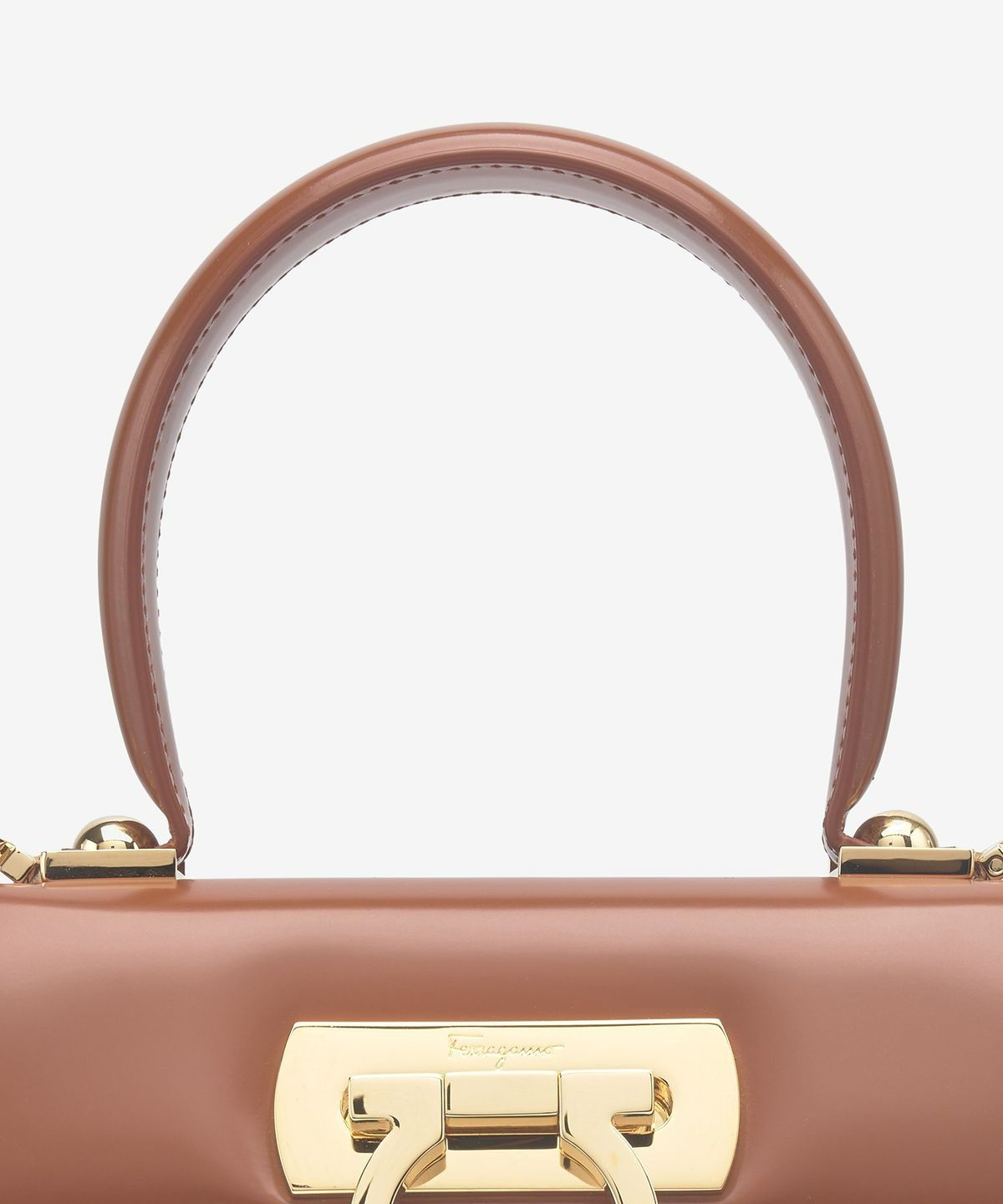 ■FERRAGAMO■ Small Iconic Tote Bag Leather Brown 2121937490 MUSINSA | SALVATORE FERRAGAMO Small Iconic Tote Bag
