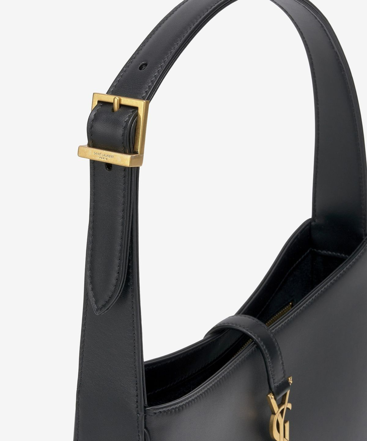 생로랑(SAINT LAURENT) 모노그램 5A7 토트백 - 블랙:골드 / 6572282R20W1000