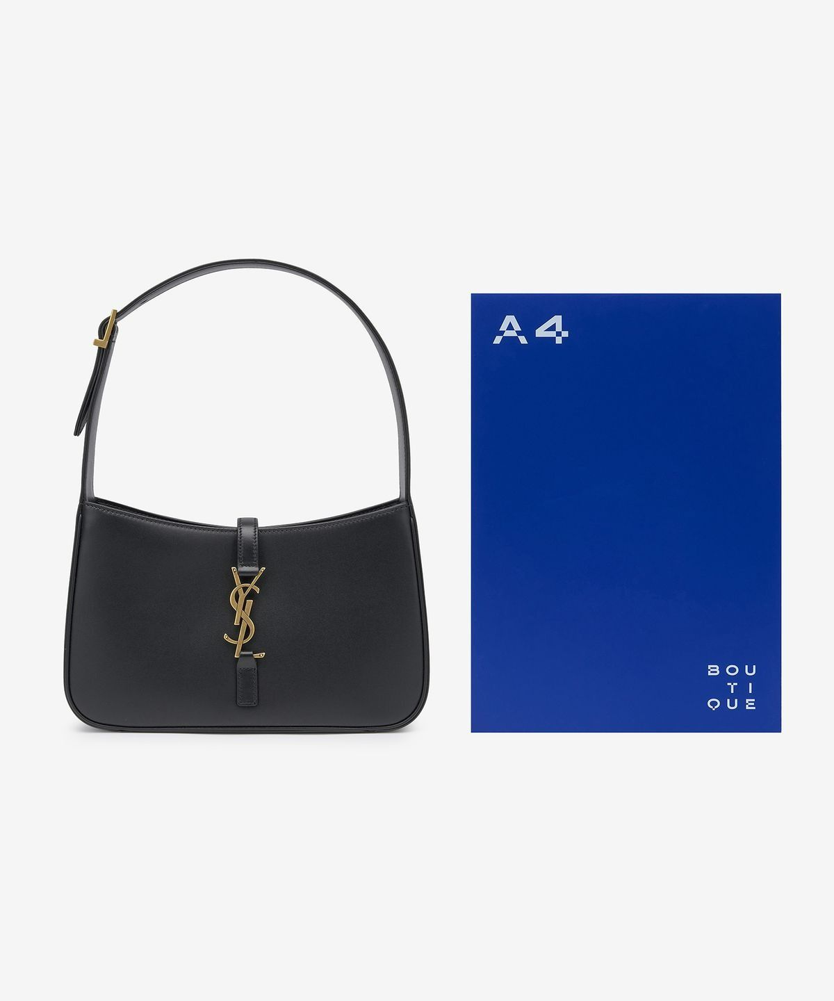생로랑(SAINT LAURENT) 모노그램 5A7 토트백 - 블랙:골드 / 6572282R20W1000