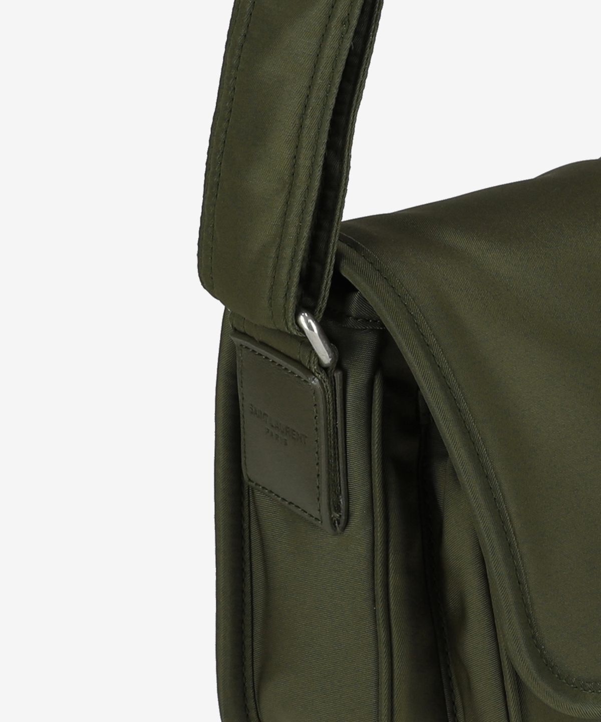 생로랑(SAINT LAURENT) 스몰 모노그램 니키 나일론 크로스백 - 딥 밀리터리 / 776611FAD773829
