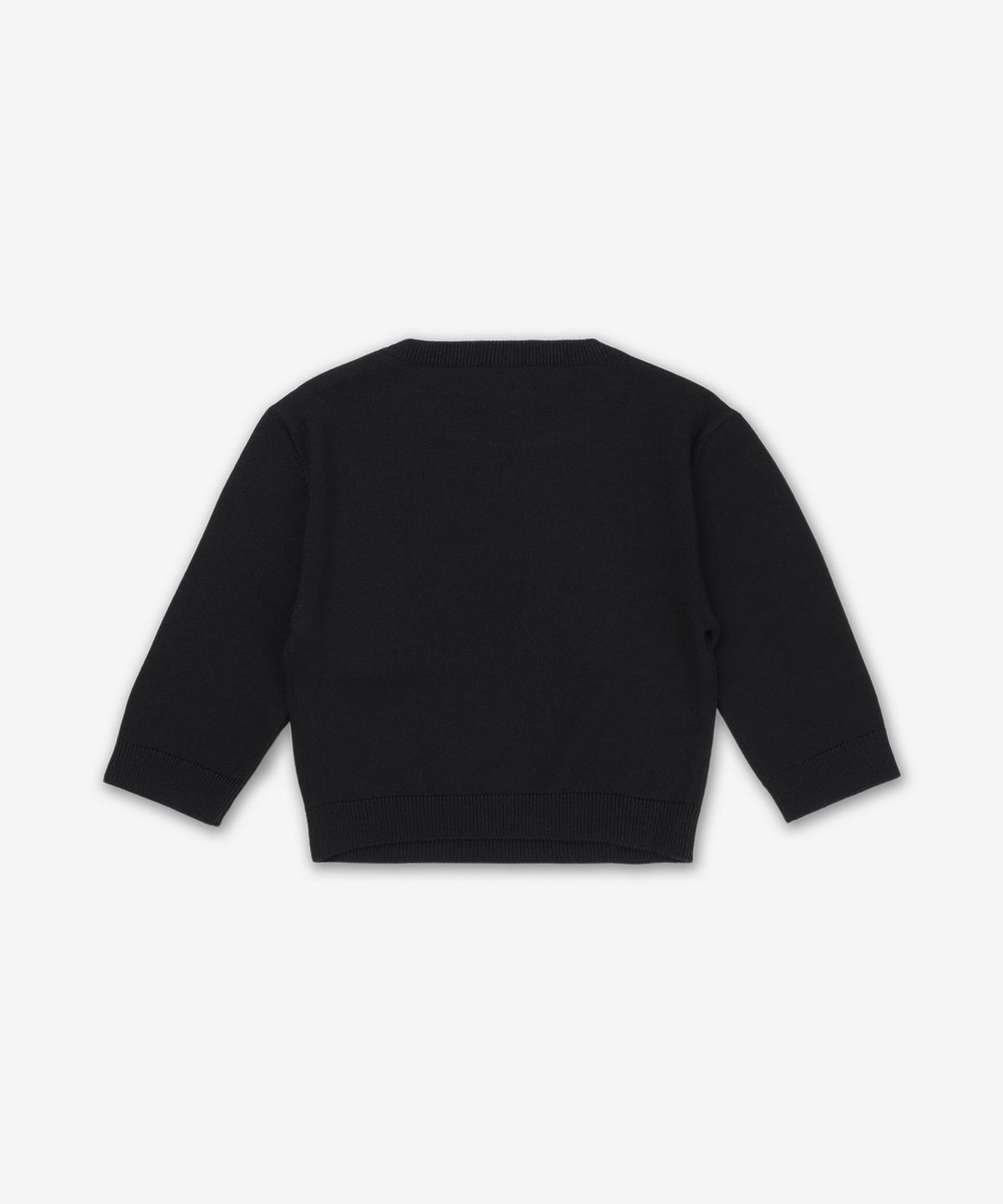생로랑(SAINT LAURENT) 울 크롭 하프 슬리브 니트 - 블랙 / 818023Y76YJ1000