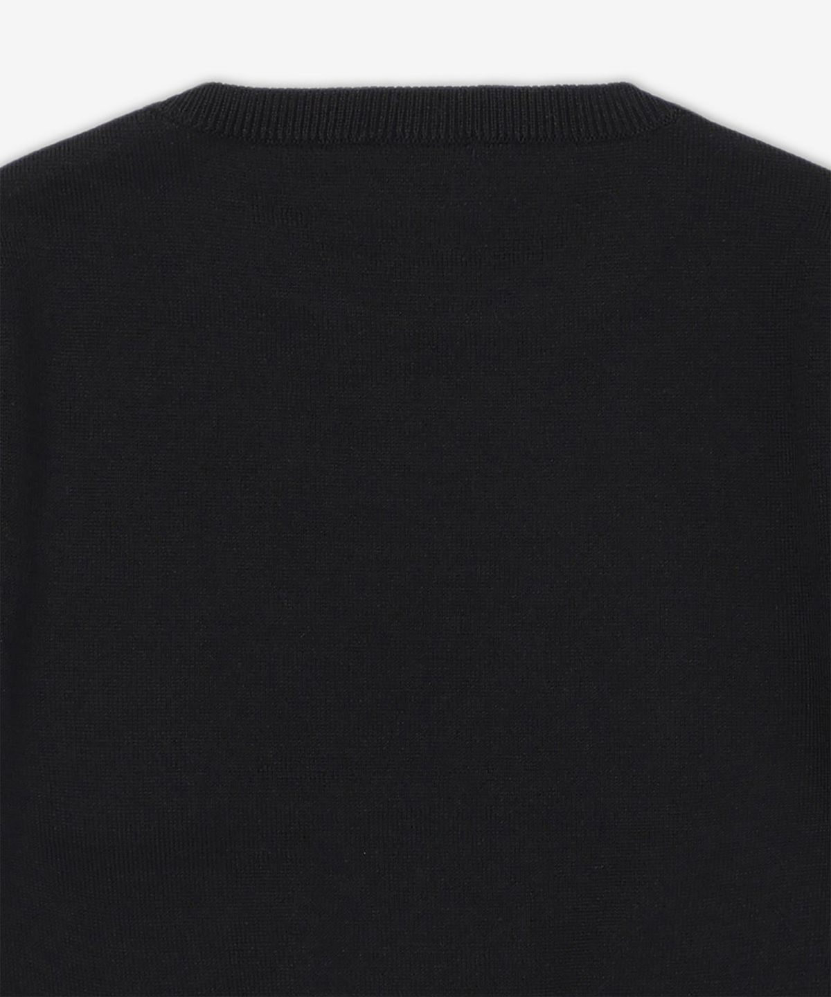 생로랑(SAINT LAURENT) 울 크롭 하프 슬리브 니트 - 블랙 / 818023Y76YJ1000