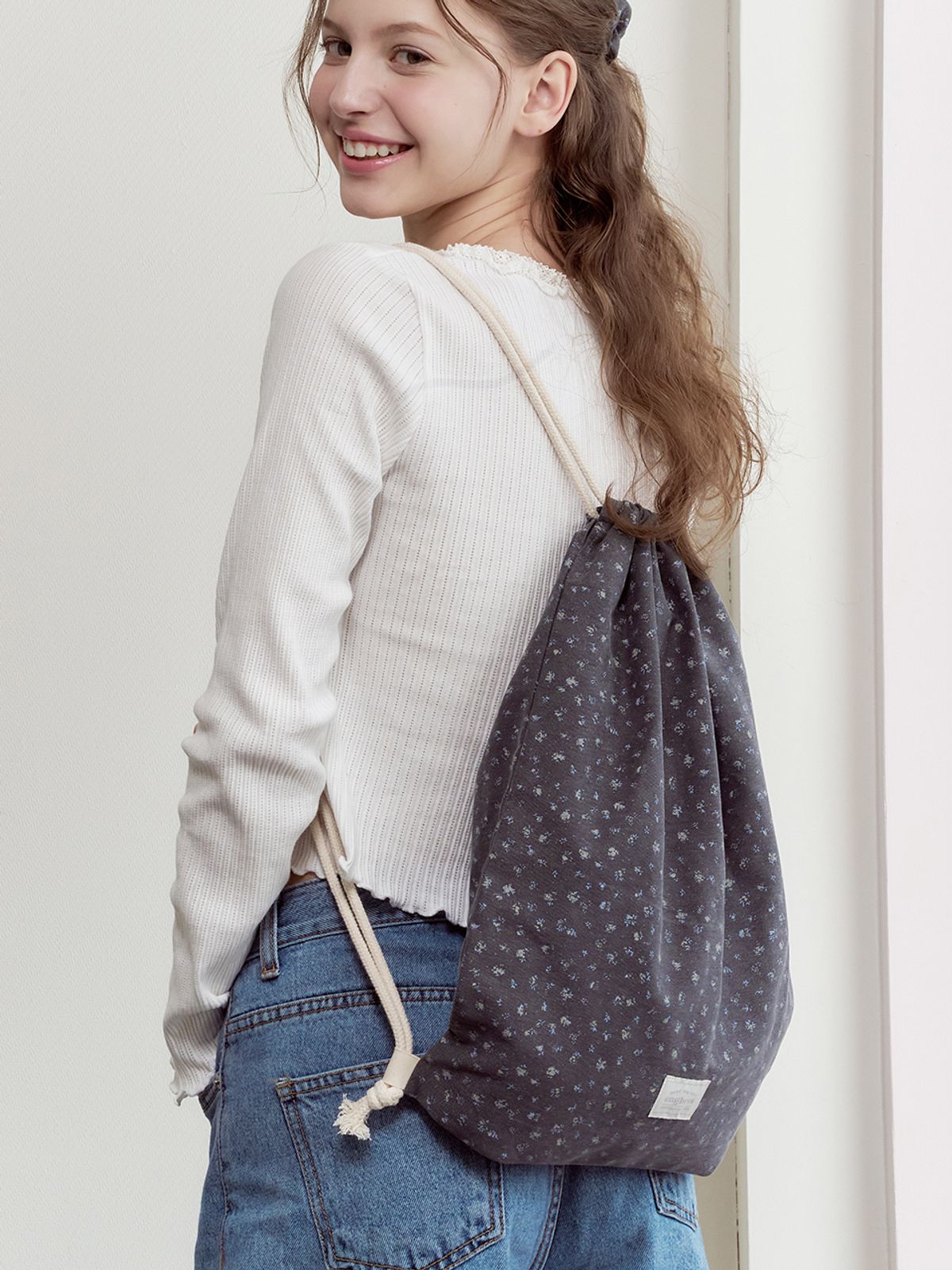 앵브록스(ENGBROX) bubbly floral gym sack_3 colors