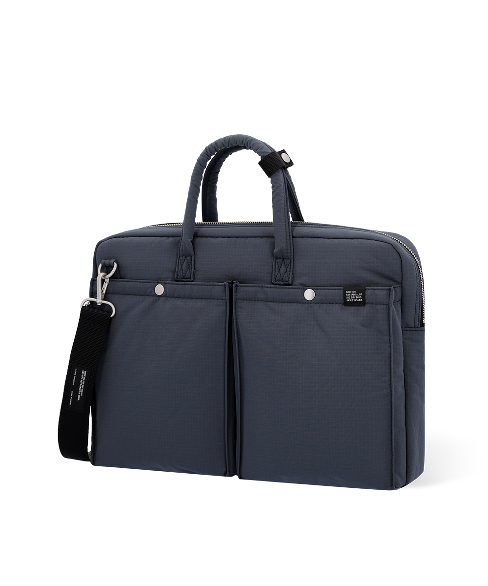 ☆sweetch☆ CITY BOYS LAPTOP CASE Misty Blue CT-005-MB / CT MUSINSA | SWEETCH CITY BOYS SLIM BRIEFCASE 001 Misty Blue