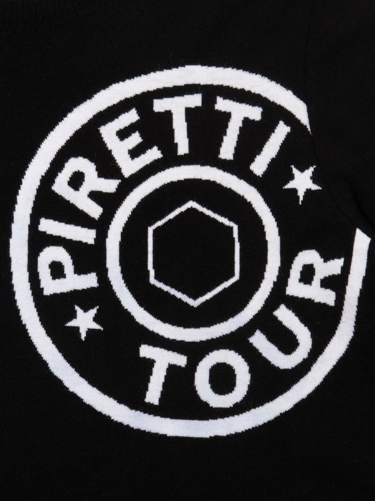 피레티(PIRETTI) 엘리트 라운드 니트 풀오버 W_Black
