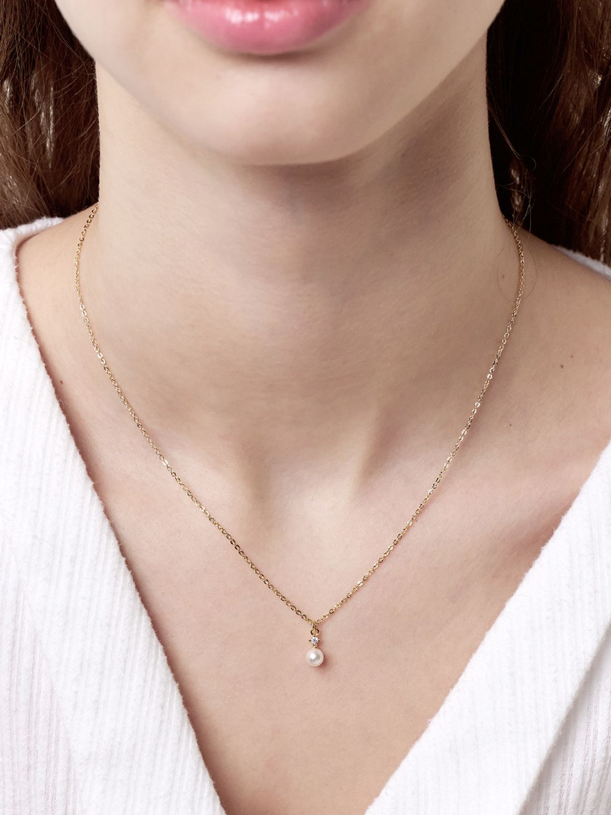 앵브록스(ENGBROX) harmony pearl necklace