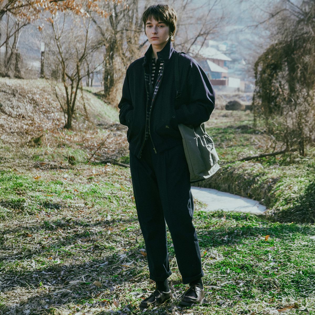 스위치(SWEETCH) CITY BOYS MARKET BAG 002 Dawn Black