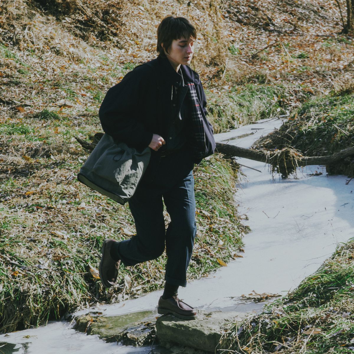 스위치(SWEETCH) CITY BOYS MARKET BAG 002 Dawn Black