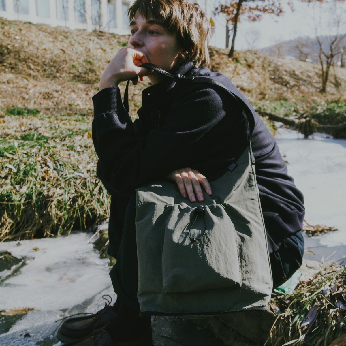스위치(SWEETCH) CITY BOYS MARKET BAG 002 Dawn Black