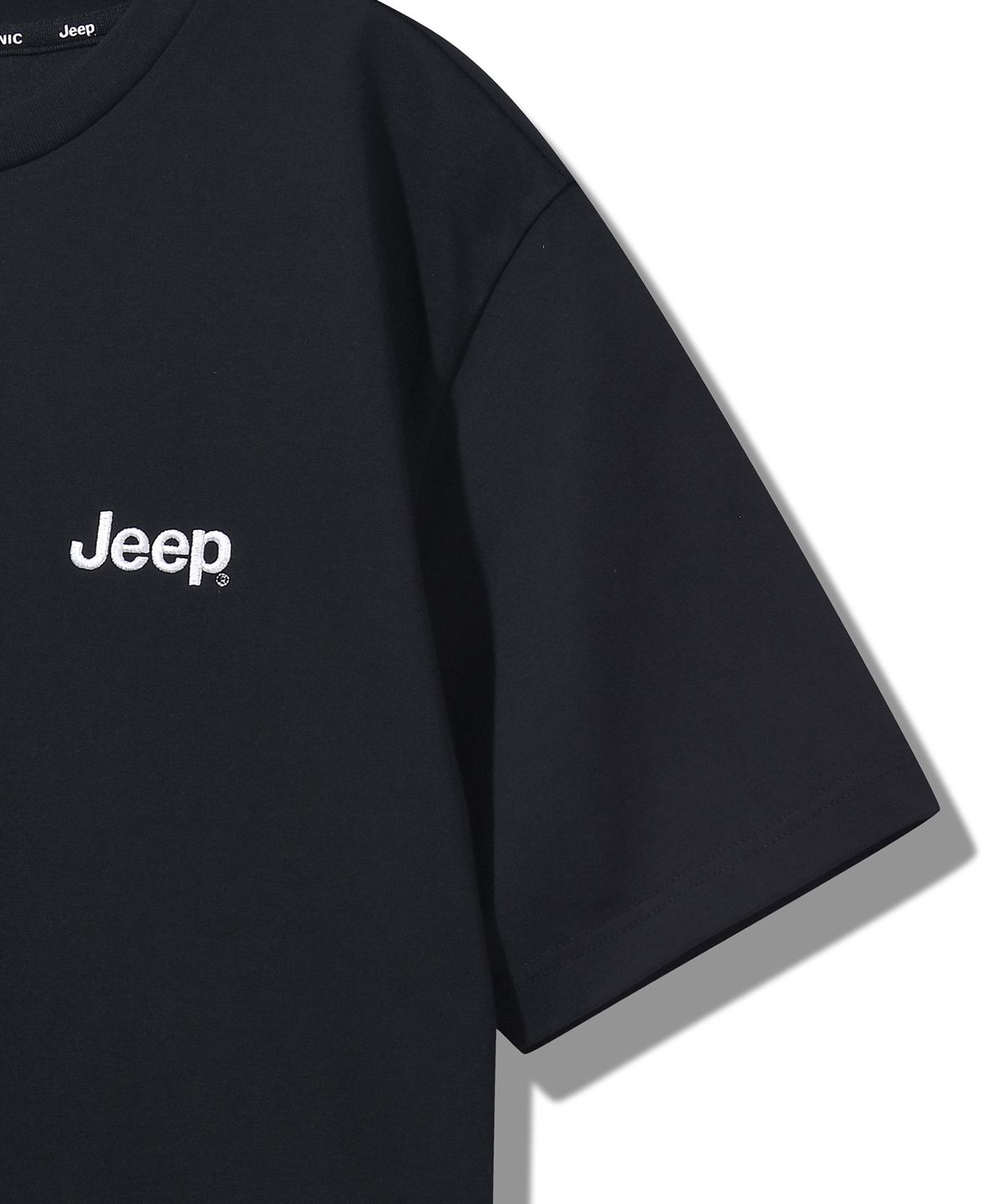 지프(JEEP) [230g] M-Logo 그래픽 반팔 티셔츠 (JQ5TSU174BK)