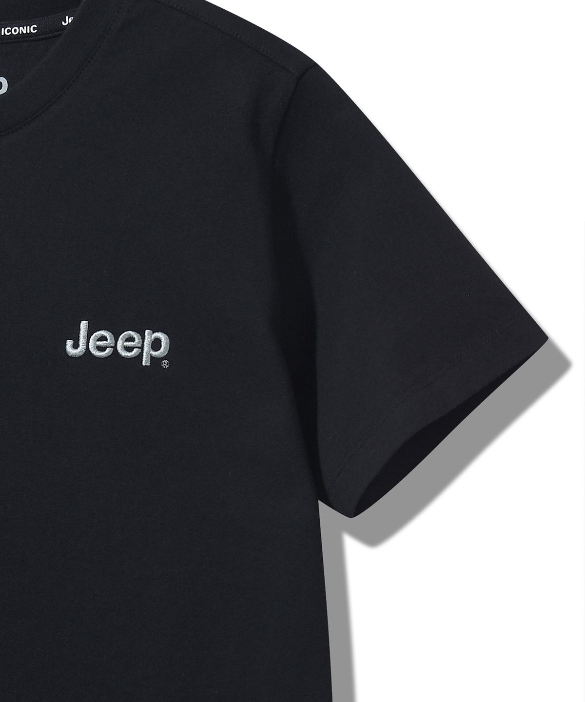 지프(JEEP) [WOMEN] M-Logo 그래픽 반팔 티셔츠 (JQ5TSF173BK)