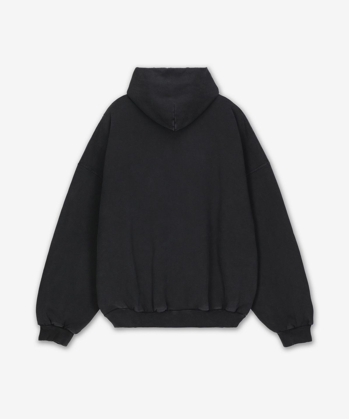 발렌시아가(BALENCIAGA) 3B 리퀴파이드 라지 핏 후드 - 블랙:그레이 / 803265TRVS91013