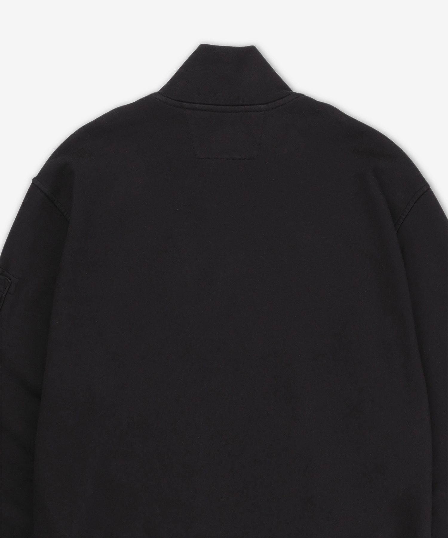 ★C.P. Company★ Diagonal Fleece Half Zip Up Man to Man Blac C.P. Company Diagonal Raised Fleece Half Zip Black at