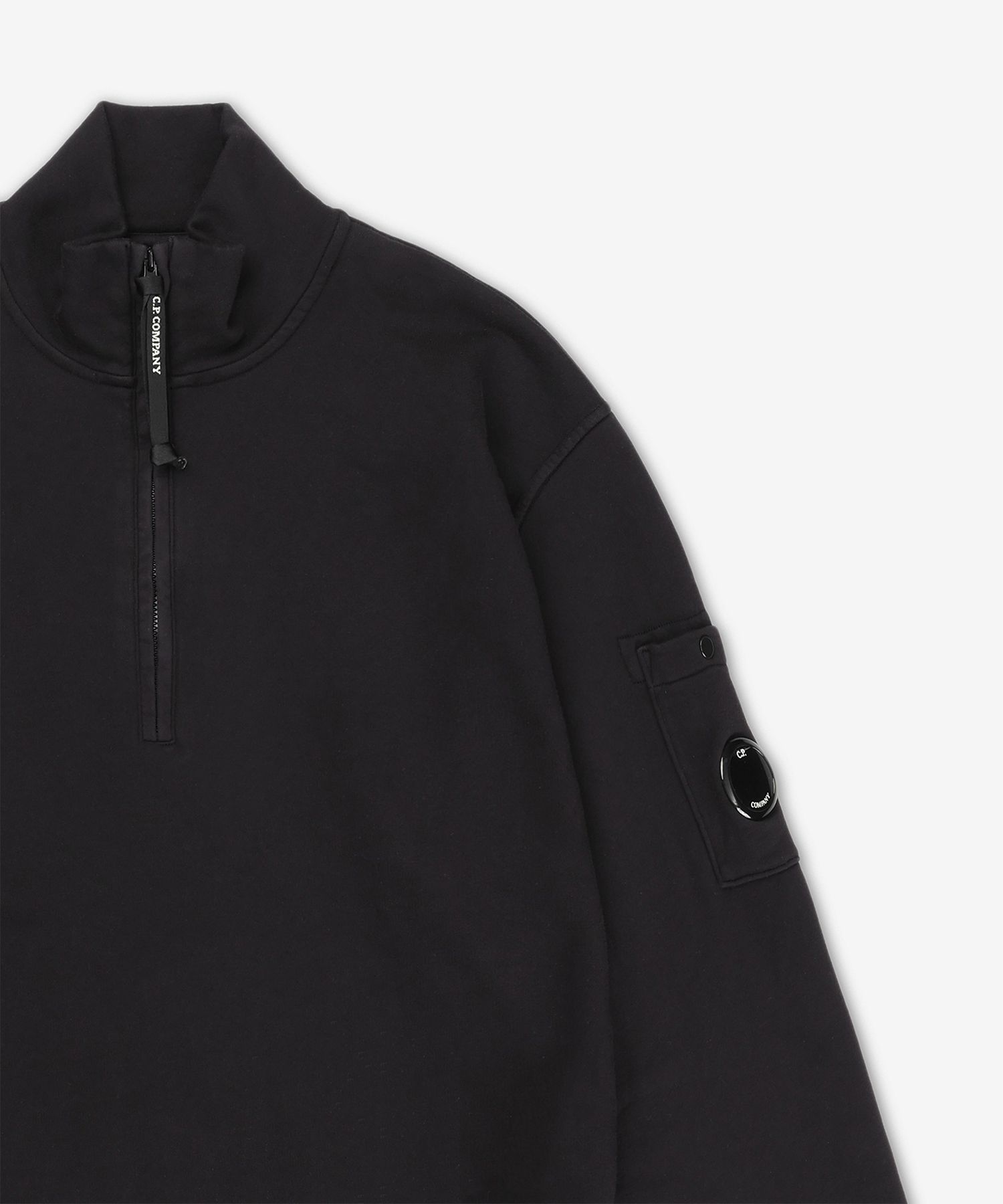 MUSINSA | CP Company Diagonal Fleece Half Zip Up Man to Man