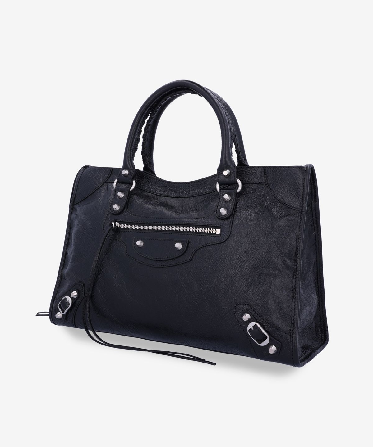 발렌시아가(BALENCIAGA) 르 시티 미디엄 토트백 - 블랙 / 8230582AA9S1000