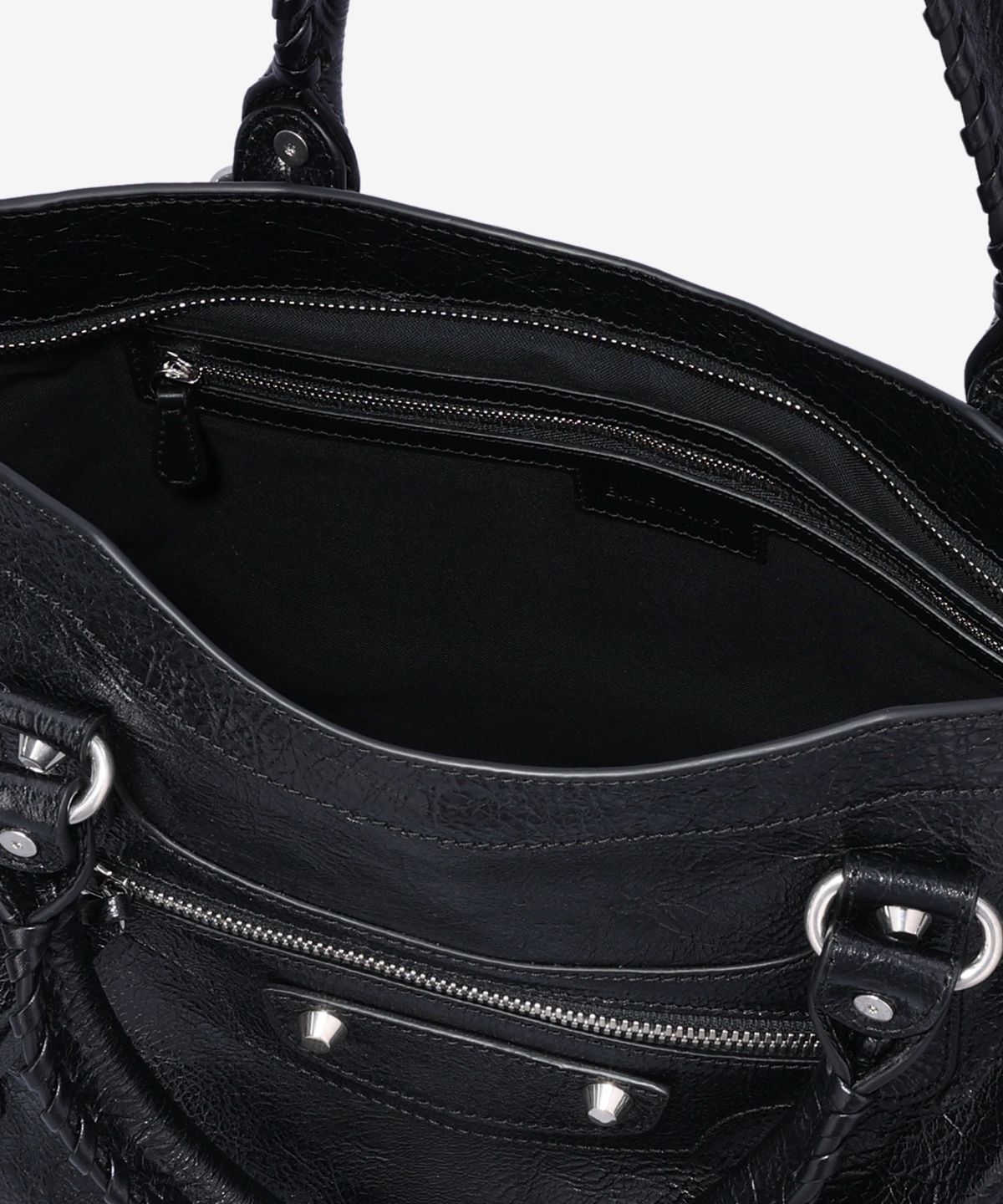 발렌시아가(BALENCIAGA) 르 시티 미디엄 토트백 - 블랙 / 8230582AA9S1000