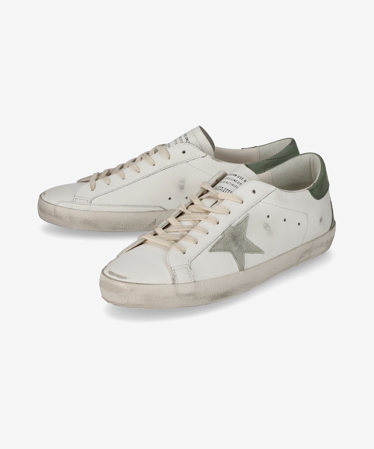 ★Golden Goose★ Superstar Suede Star Greentab Sneakers Grey MUSINSA | GOLDEN GOOSE Superstar Greentab Suede Star