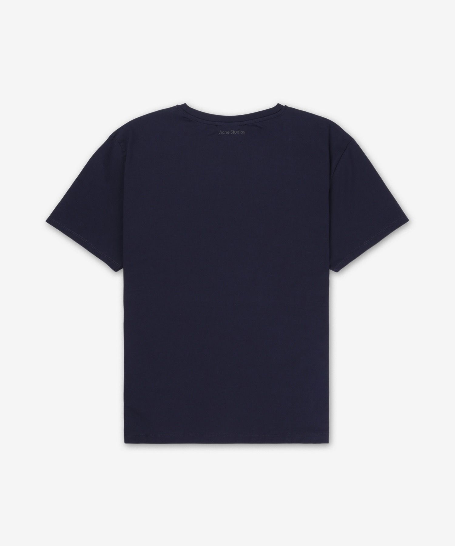 MUSINSA公式 | ACNE STUDIOS フェイスロゴ 半袖Tシャツ - ネイビー 