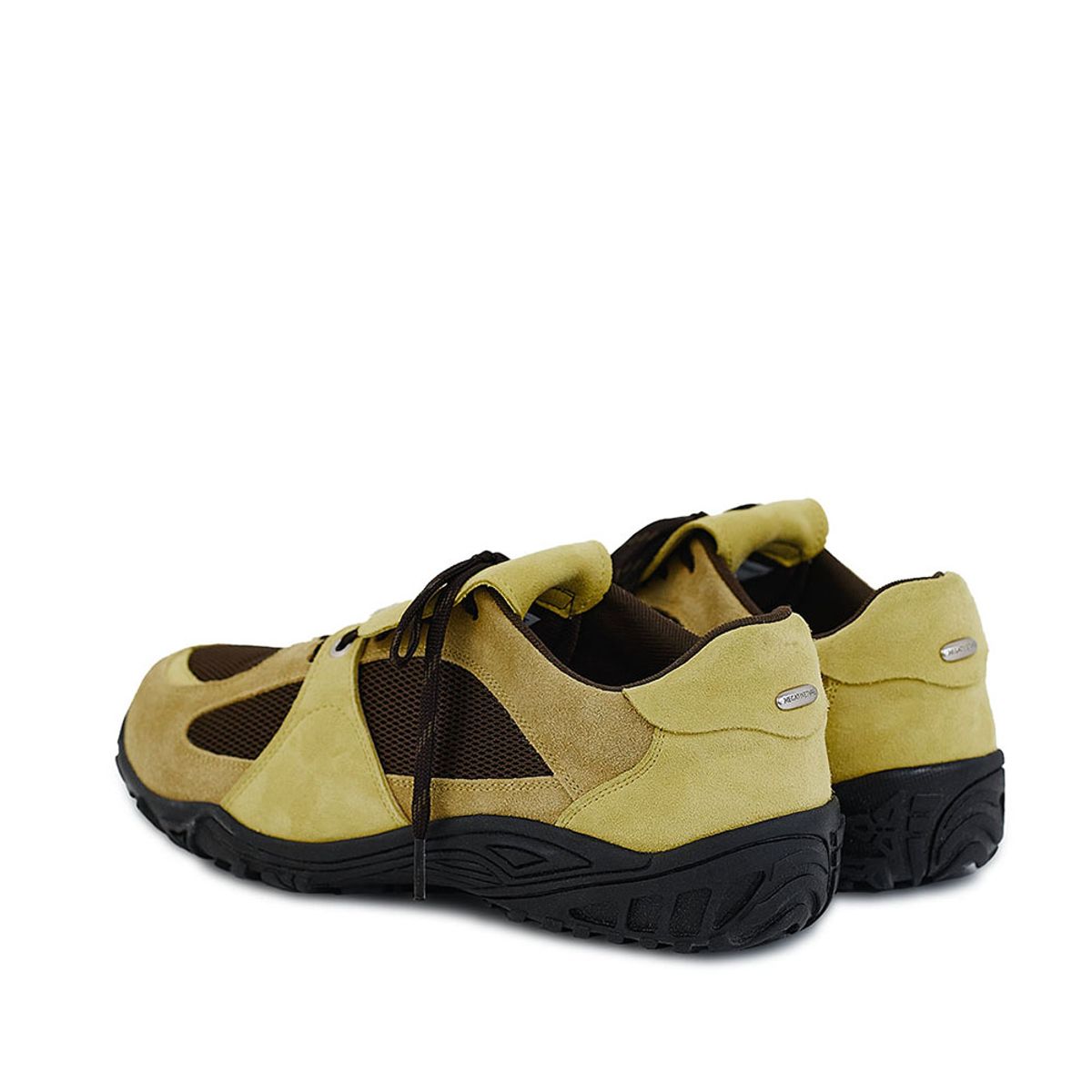 네거티브쓰리(NEGATIVETHREE) Asymmetry Sneakers_ Yellow Brown