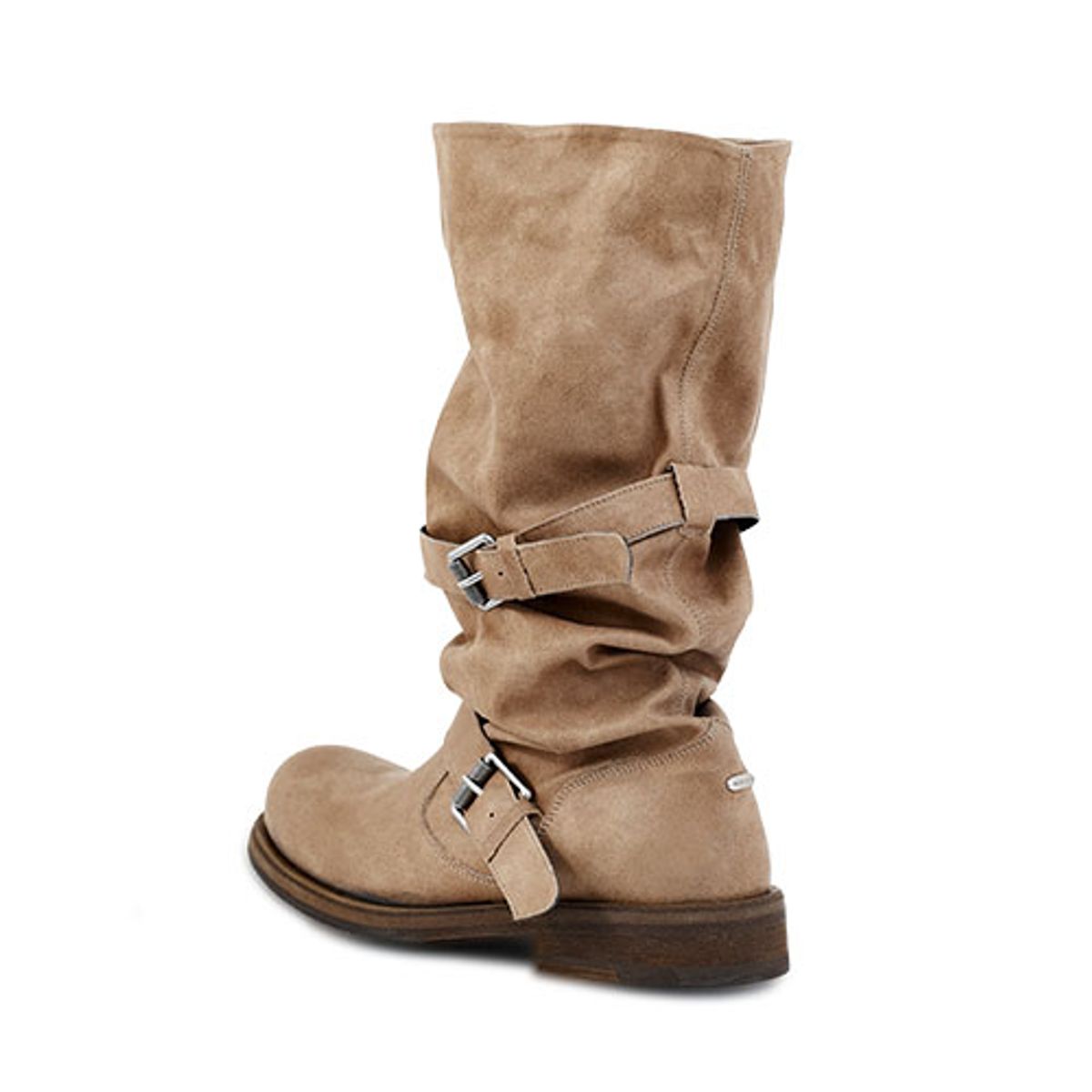 네거티브쓰리(NEGATIVETHREE) Slouchy Long Boots_Washed Beige