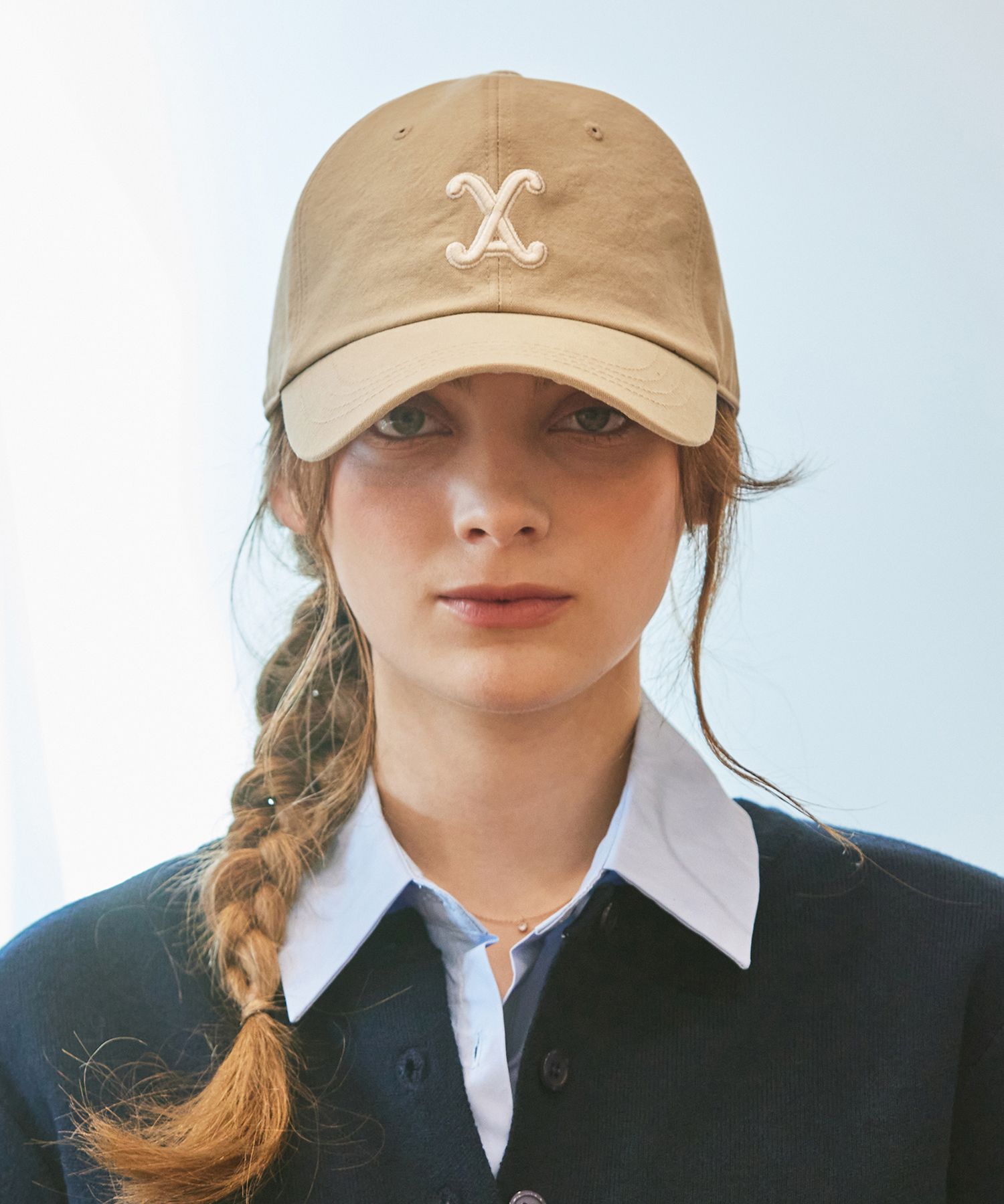 ★VARZAR★ VA 3D Square Ball Cap Beige VA 3D Square Ball Cap / Beige - VARZAR | 60% - Asian Fashion