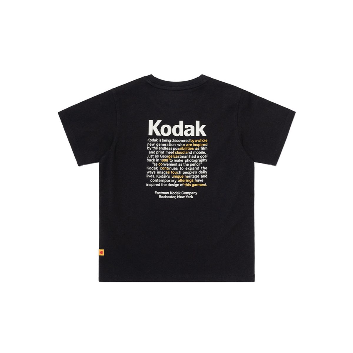 코닥 키즈(KODAK KIDS) 케이 에어로쿨 반팔티셔츠 키즈 BLACK