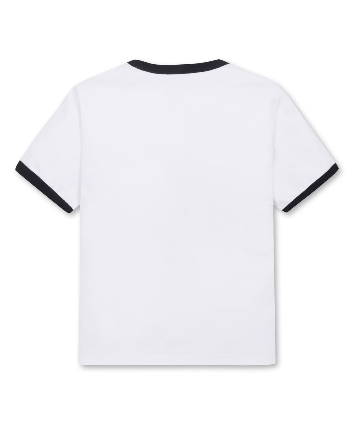 골든베어(GOLDEN BEAR) (WOMEN) Ringer Short-Sleeve Round T-Shirt_G5TAM25125WHX