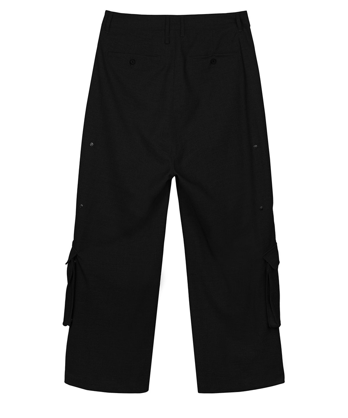 이예(YIYAE) Modular Detachable Cargo Slacks Black