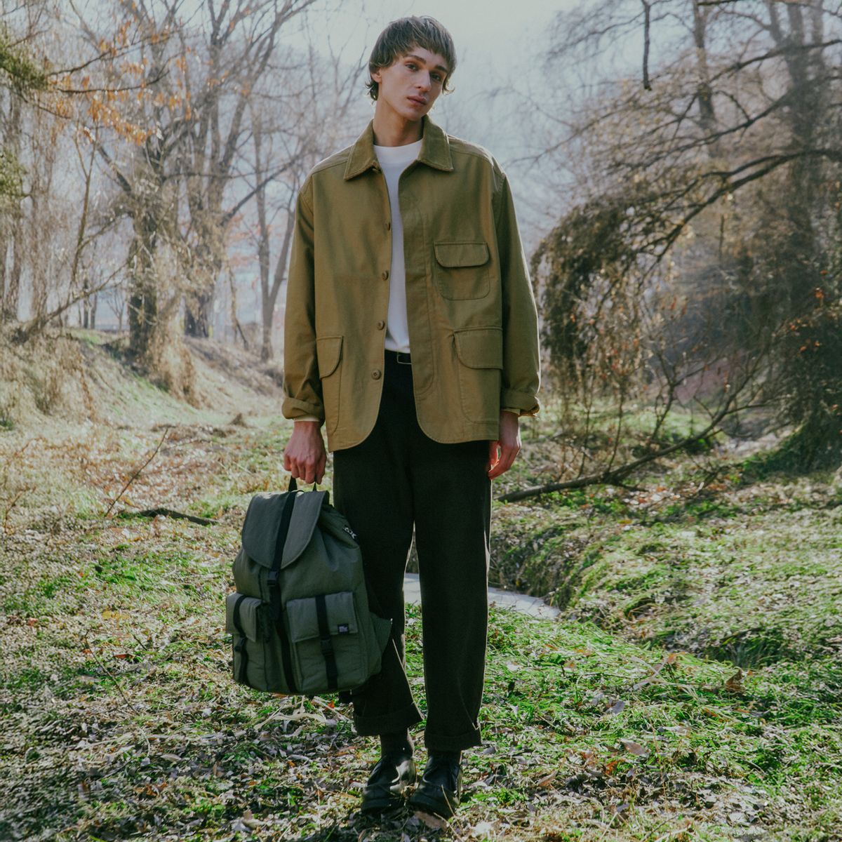 스위치(SWEETCH) CITY BOYS RUCKSACK 001 M Dawn Black