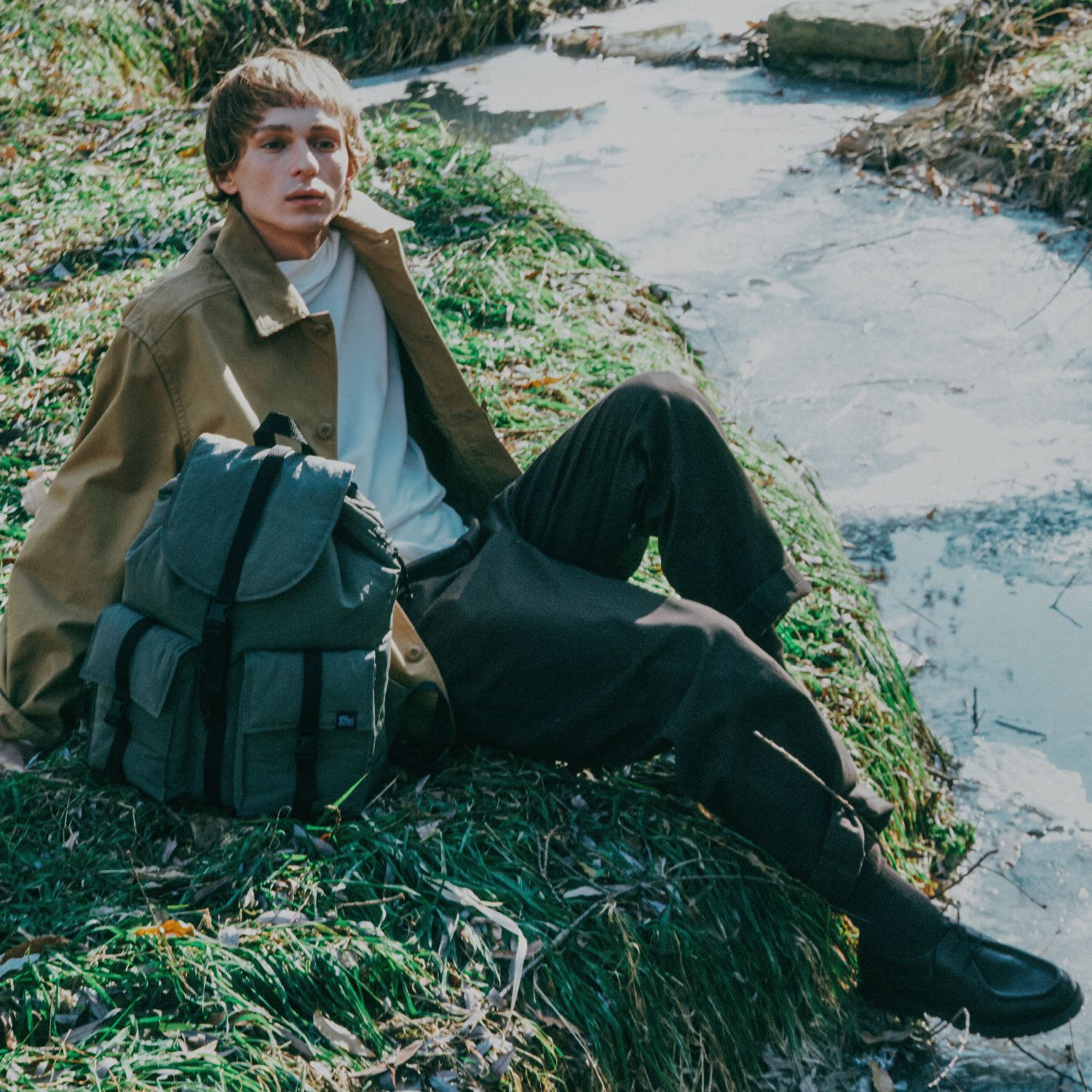 バックパック・リュック sweetch CITY BOYS RUCKSACK 001 M Stone Grey MUSINSA | SWEETCH CITY BOYS RUCKSACK 001 M Moss Grey