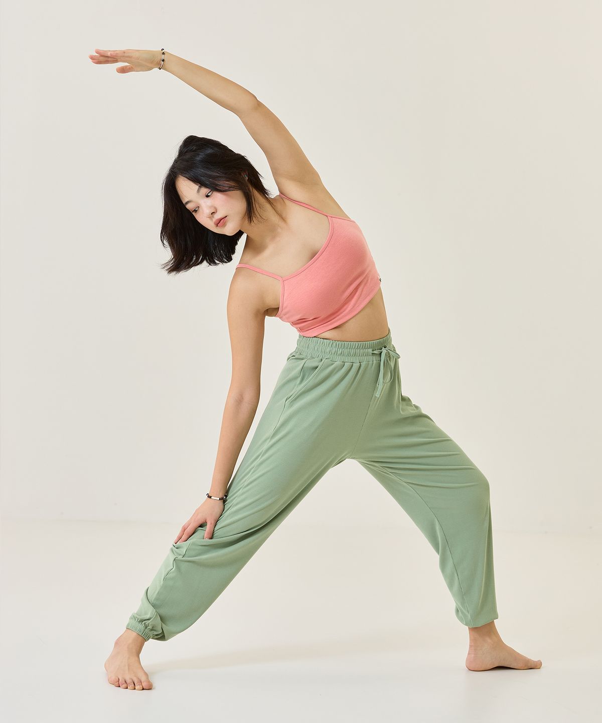 스토리요가(STORYOGA) 뱀부 소프트 골지 조거 팬츠