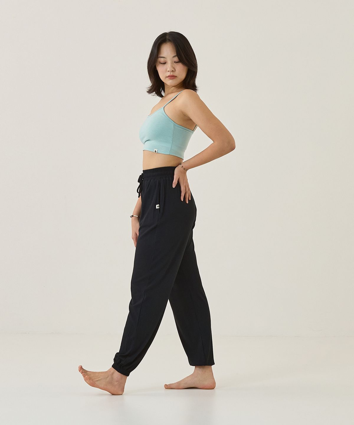스토리요가(STORYOGA) 뱀부 소프트 골지 조거 팬츠