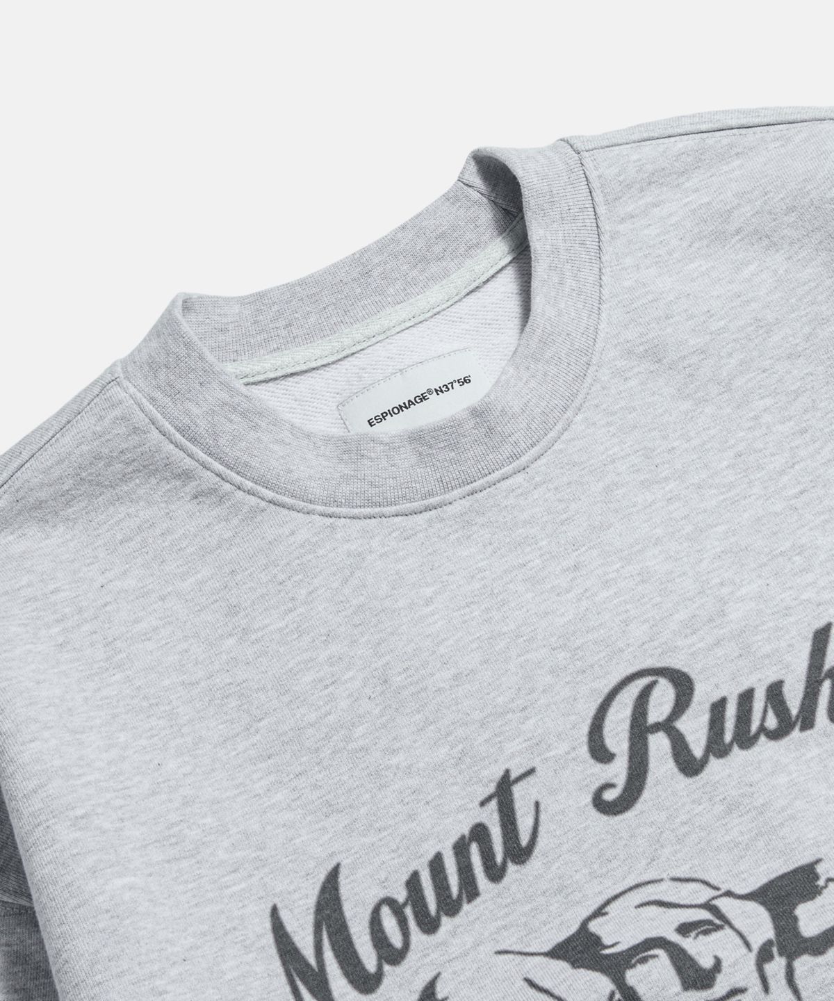 에스피오나지(ESPIONAGE) Mount Rushmore Heavyweight Sweatshirt Grey