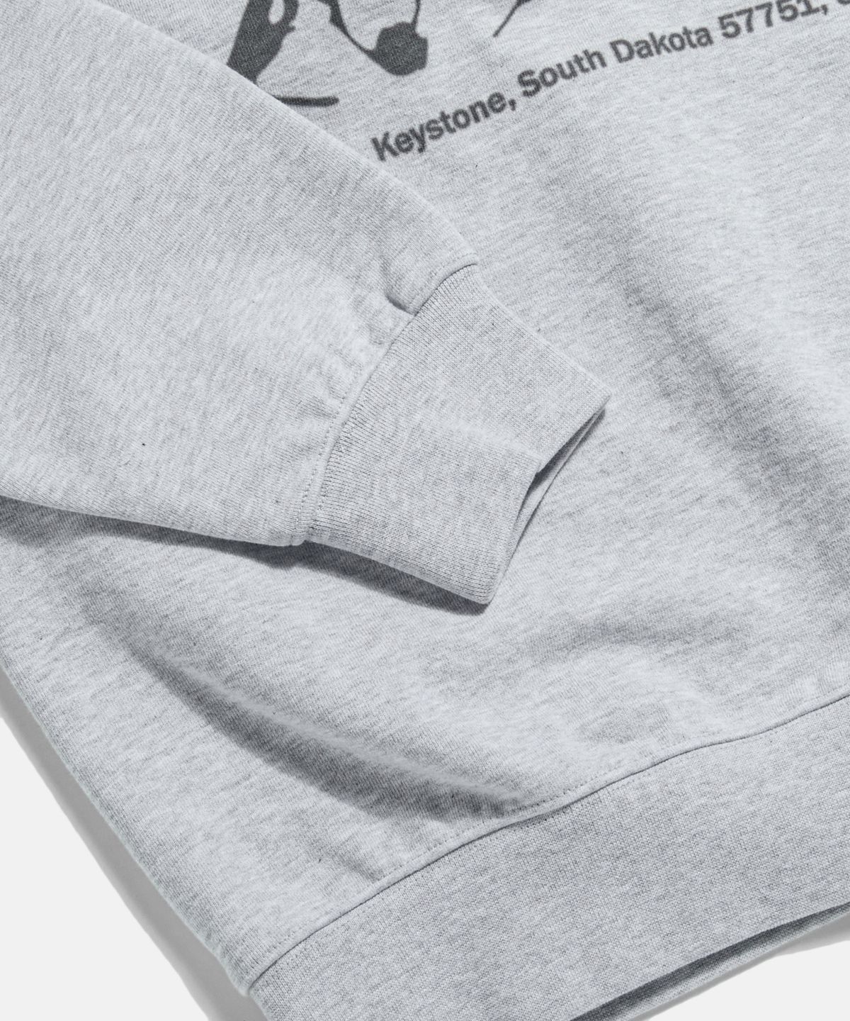 에스피오나지(ESPIONAGE) Mount Rushmore Heavyweight Sweatshirt Grey