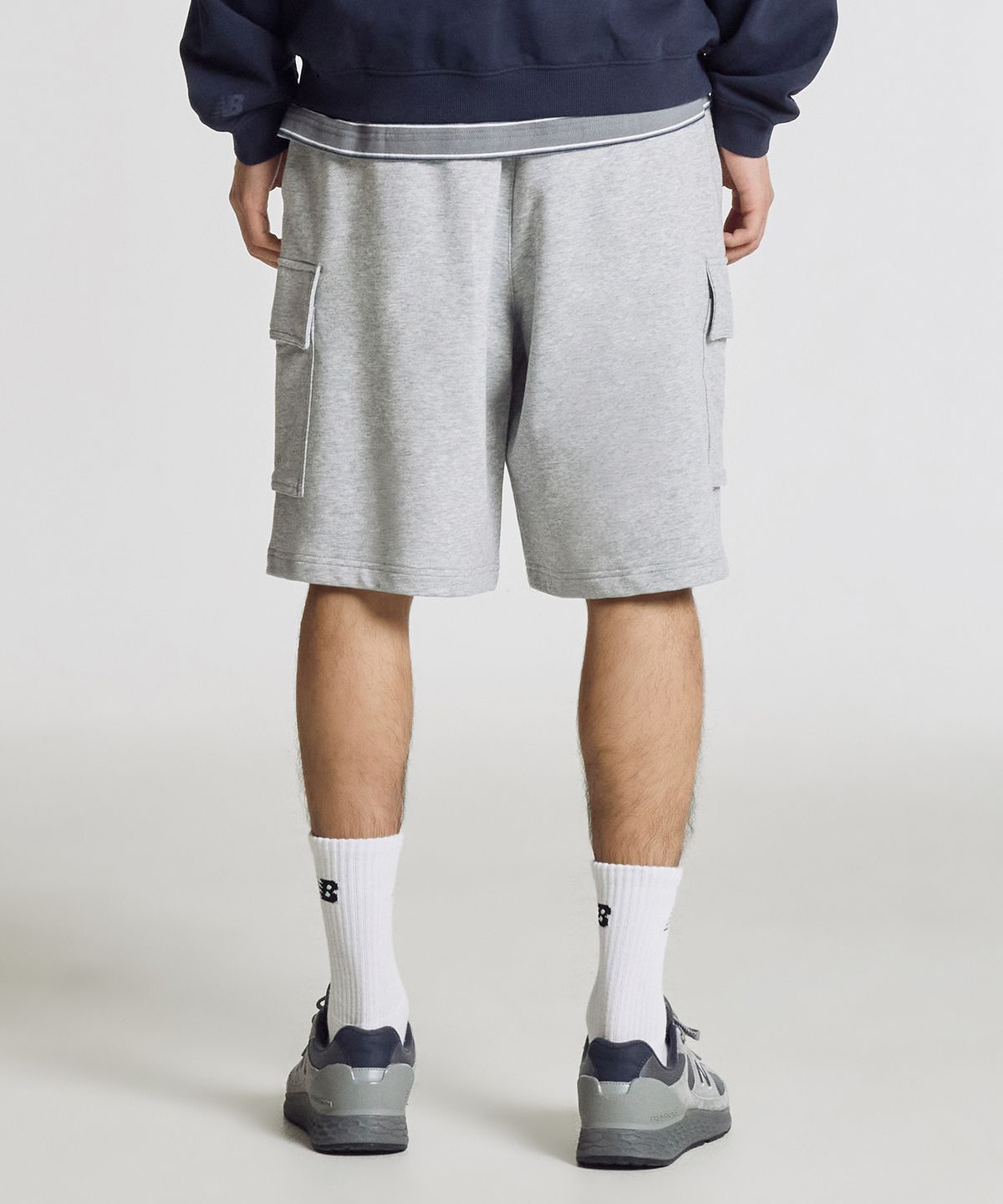 뉴발란스(NEW BALANCE) NBNVG21433 / UNI 헤리티지 5.5부 카고 쇼츠 (GRAY)