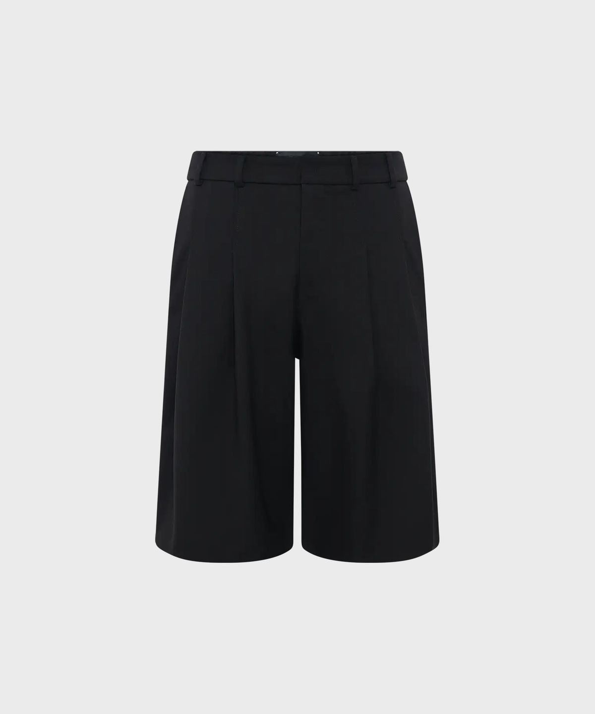 마린 세르(MARINE SERRE) (M) 버진 울 트윌 쇼츠 블랙 VIRGIN WOOL TWILL SHORTS BLACK