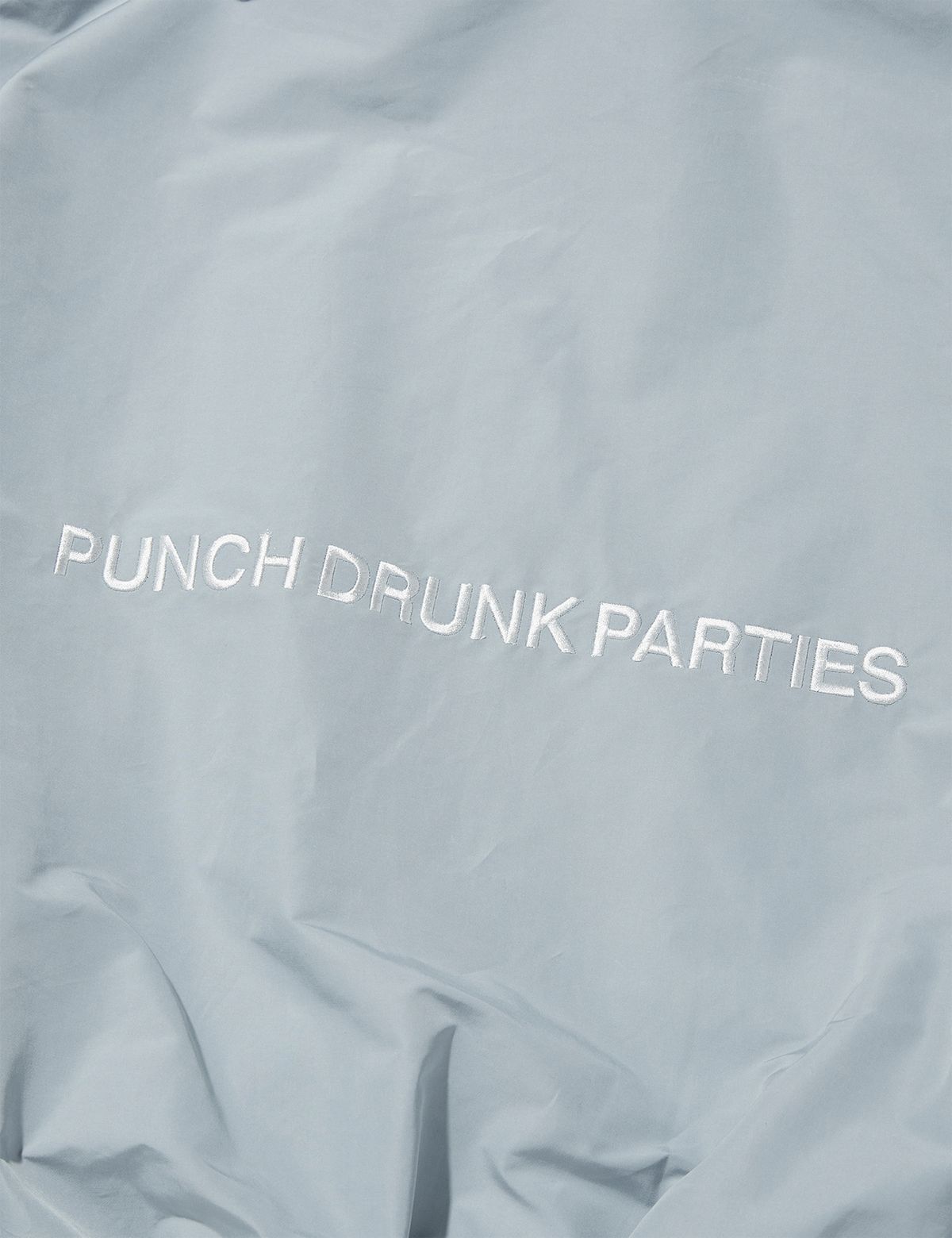 펀치드렁크파티즈(PUNCH DRUNK PARTIES) Embroidered Wind Jacket (GRAY)