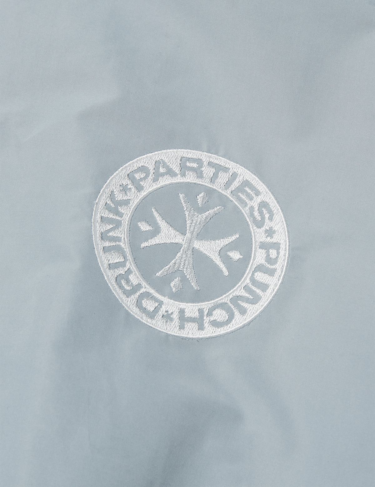 펀치드렁크파티즈(PUNCH DRUNK PARTIES) Embroidered Wind Jacket (GRAY)