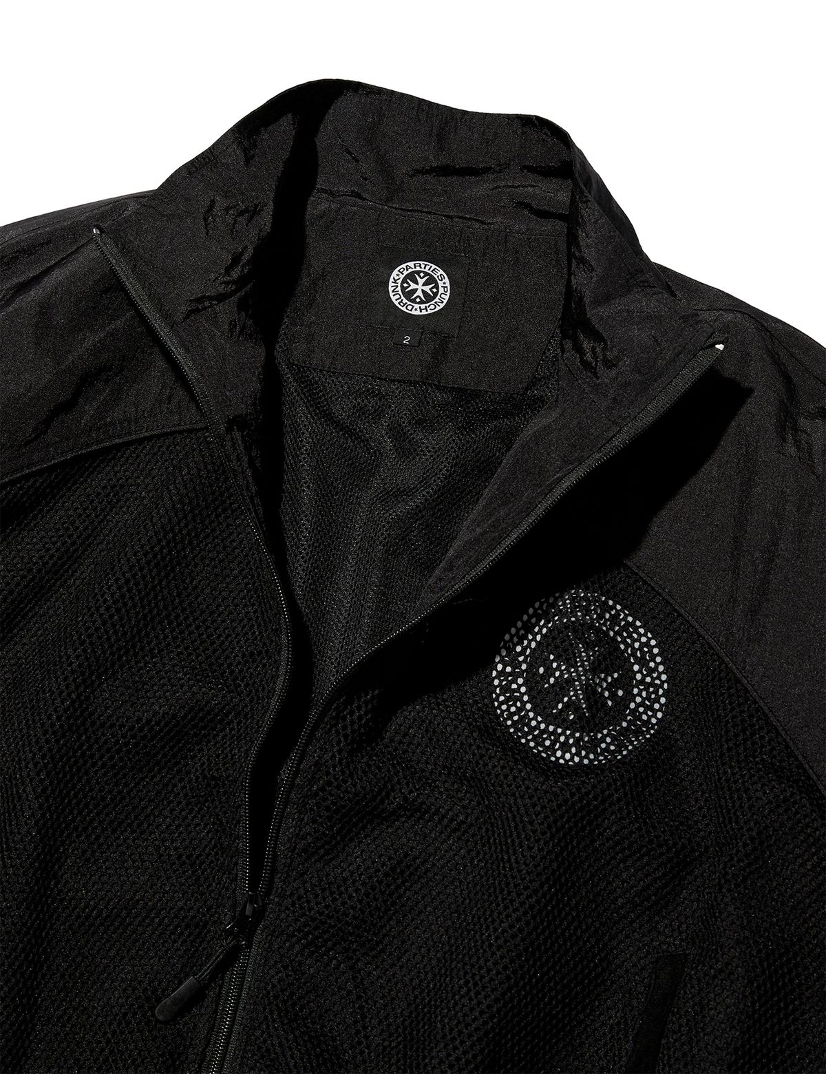 펀치드렁크파티즈(PUNCH DRUNK PARTIES) GhostMark Wind Jacket (BLACK)