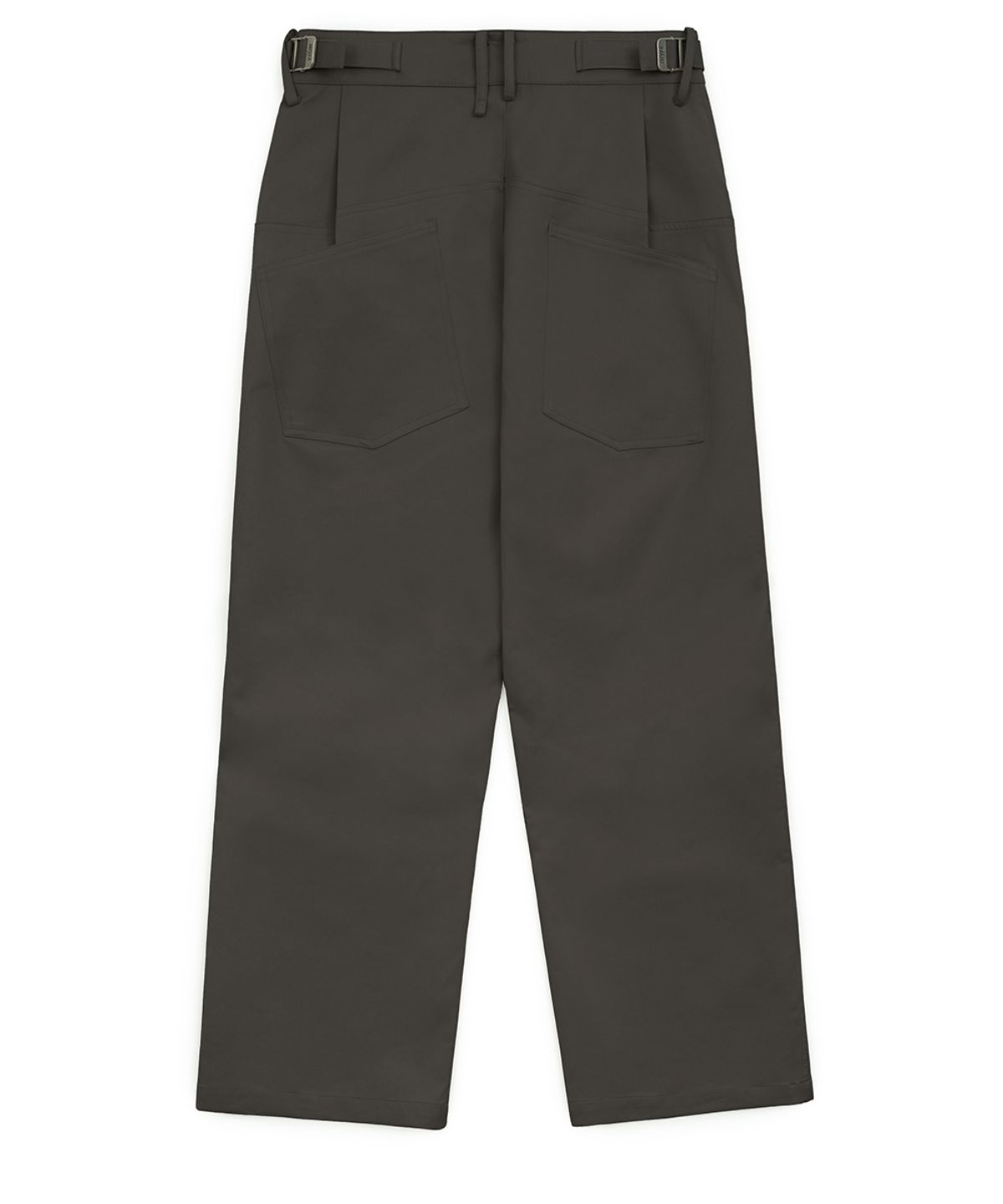 이예(YIYAE) Équilibre Axle Side Strap Trousers Charcoal