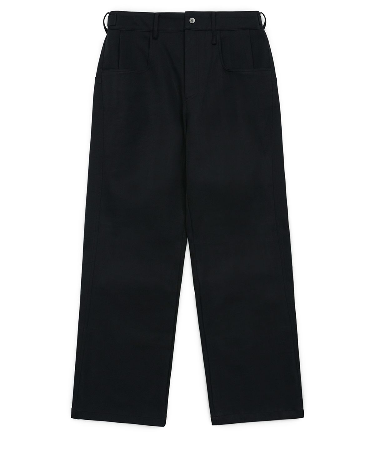이예(YIYAE) Équilibre Axle Side Strap Trousers Black