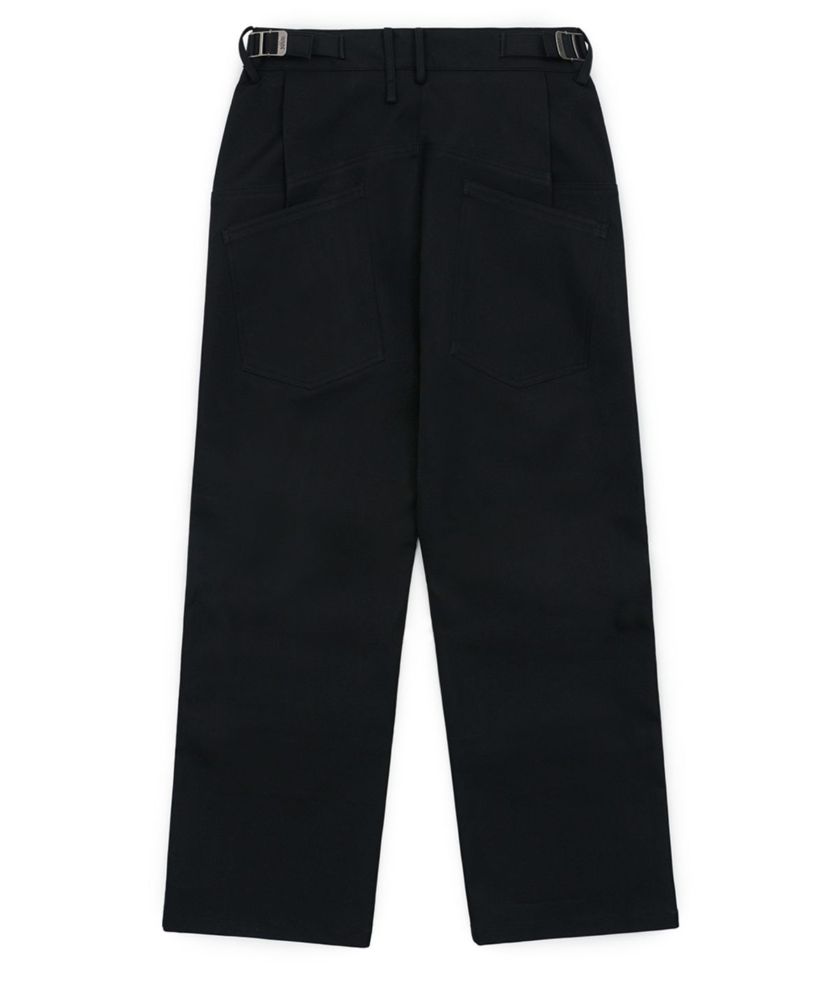 이예(YIYAE) Équilibre Axle Side Strap Trousers Black