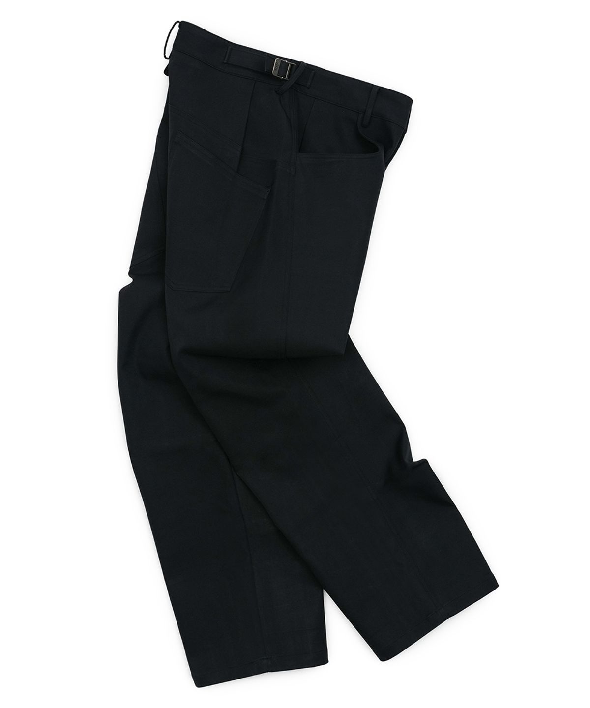 이예(YIYAE) Équilibre Axle Side Strap Trousers Black